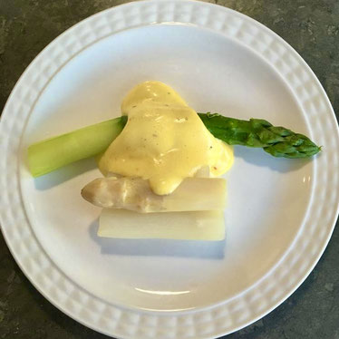 Sauce pour asperges vertes au safran