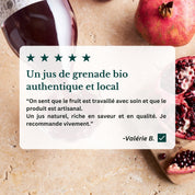 Avis sur le jus de grenade déposé par une cliente manjolive