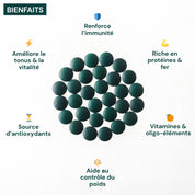 Les bienfaits de la spiruline comprimés