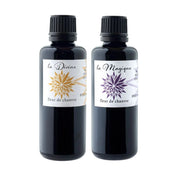 Coffret 2 Huiles de massage CBD et CBG bio (50 ml)