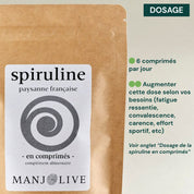 Dosage spiruline comprimés