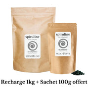 1kg Recharge spiruline en comprimés