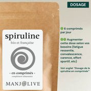 Dosage spiruline comprimés