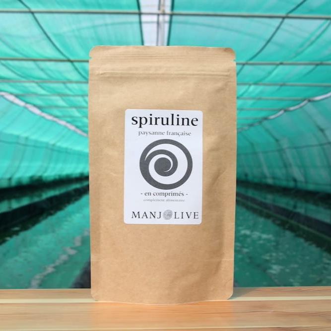 Un sachet de spiruline de Manjolive