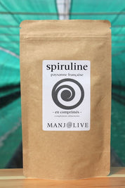 Un sachet de spiruline en comprimé