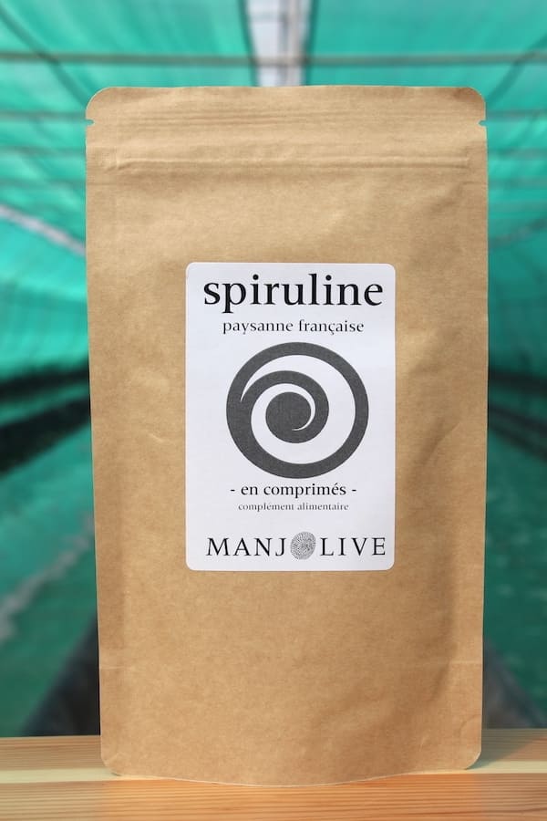 Un sachet de spiruline en comprimé